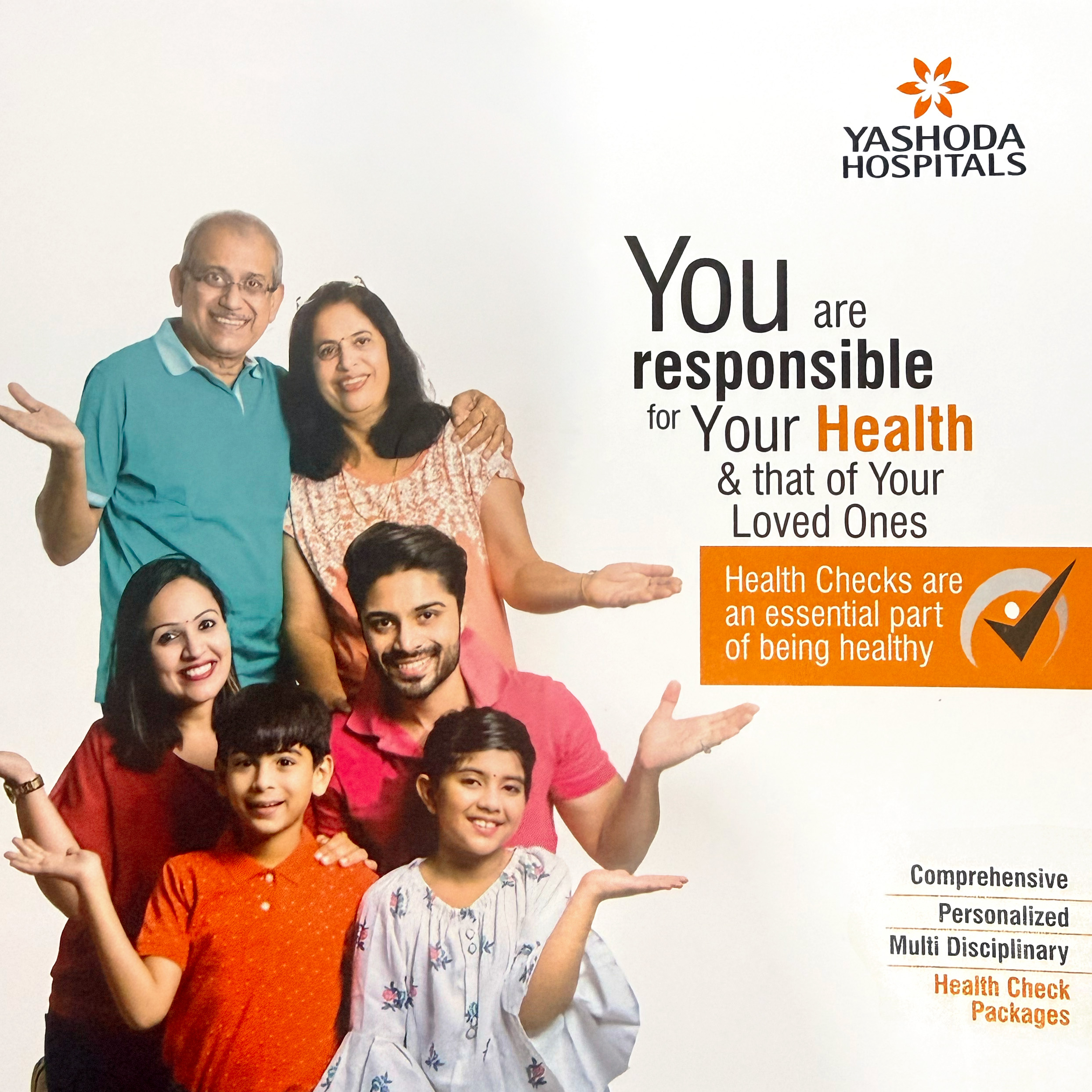 Yashoda Hospitals health check flyer